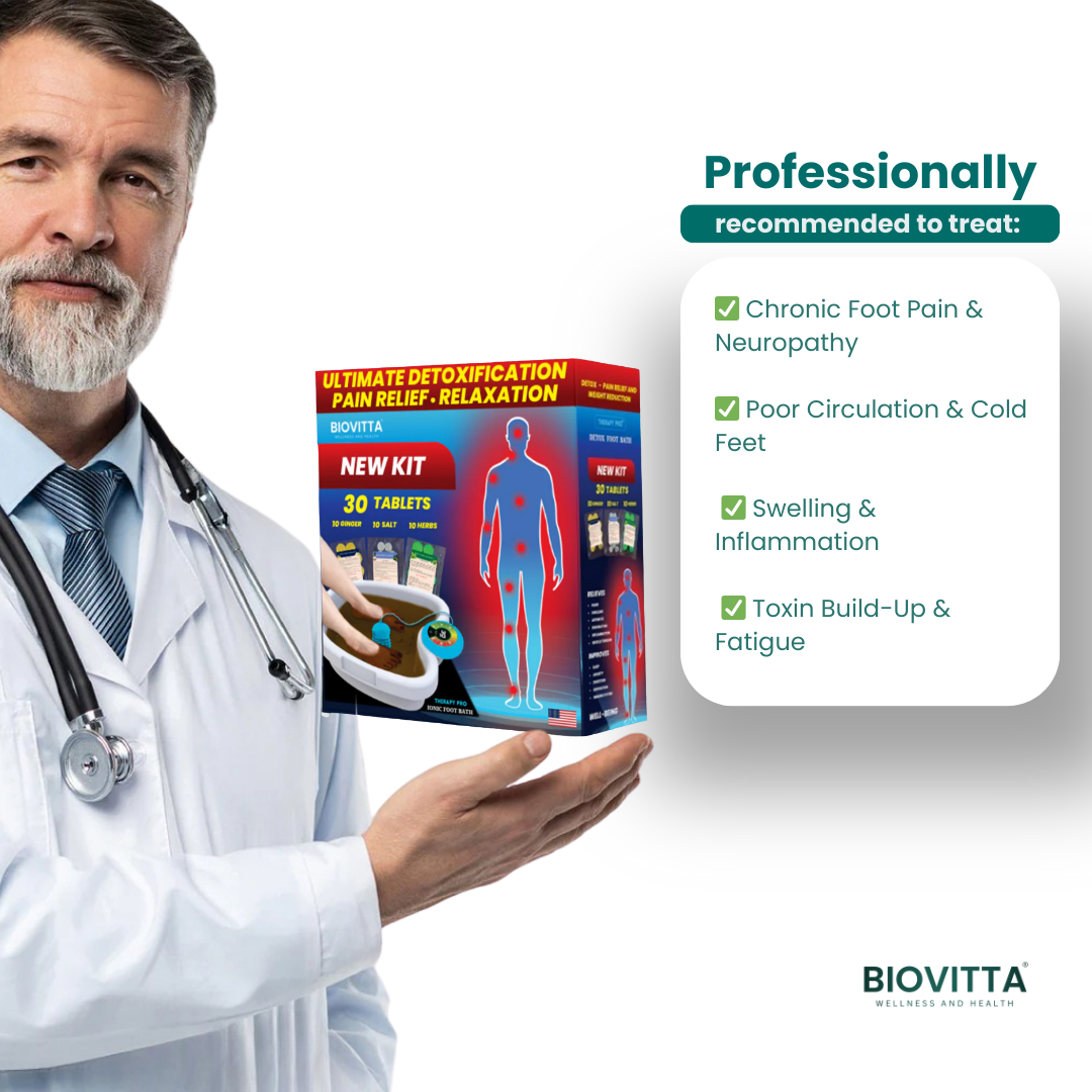 Feel Fresh with the BioVitta Detox Ionic Foot Spa