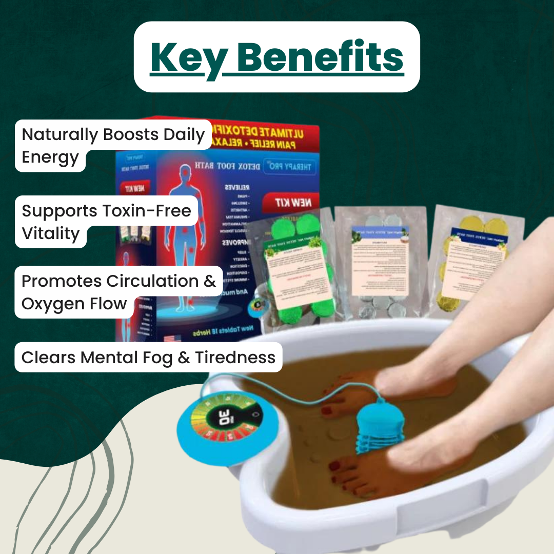 Therapy Pro™ Ionic foot Bath - (EnergyFlow Detox)