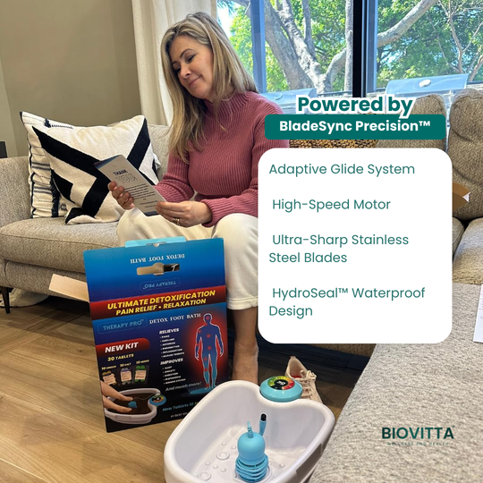 Feel Fresh with the BioVitta Detox Ionic Foot Spa
